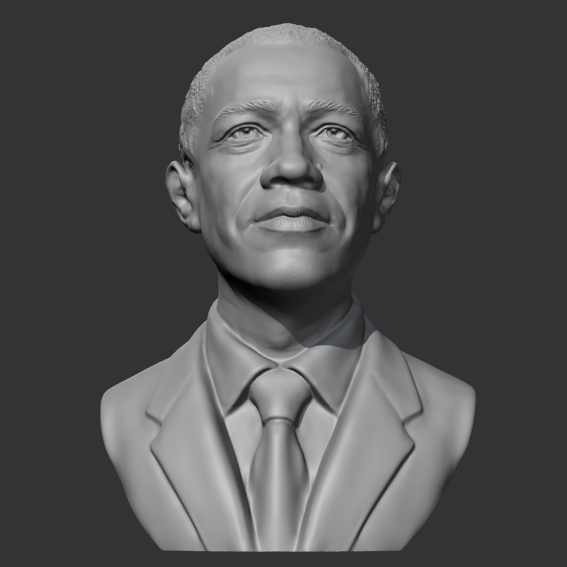 Barack Obama 3D print model