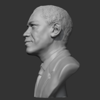 Barack Obama 3D print model - Thumbnail 4