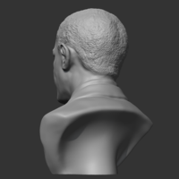 Barack Obama 3D print model - Thumbnail 5