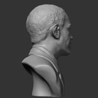 Barack Obama 3D print model - Thumbnail 7