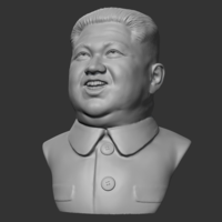 Kim Jong-un 3D print model - Thumbnail 4