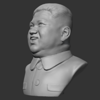 Kim Jong-un 3D print model - Thumbnail 5
