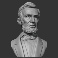 Abraham Lincoln 3D print model - Thumbnail 1
