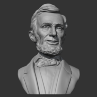 Small Abraham Lincoln 3D print model 3D Printing 469604