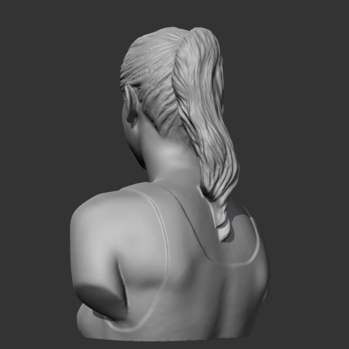 HD girl bust B 3D print model 3D Print 469647