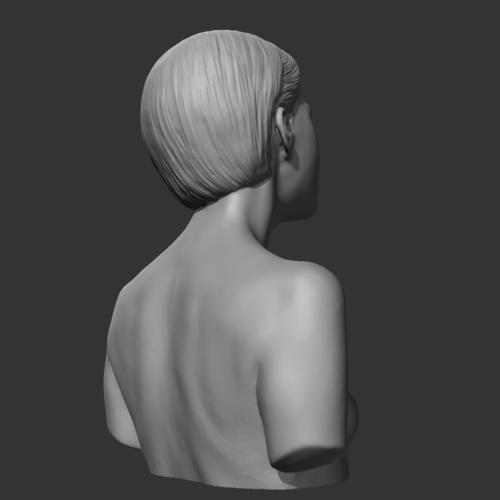 HD girl bust F 3D print model 3D Print 469688