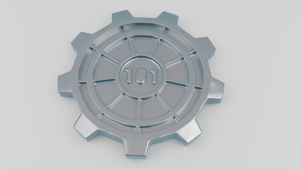 Vault Door Pint Coaster