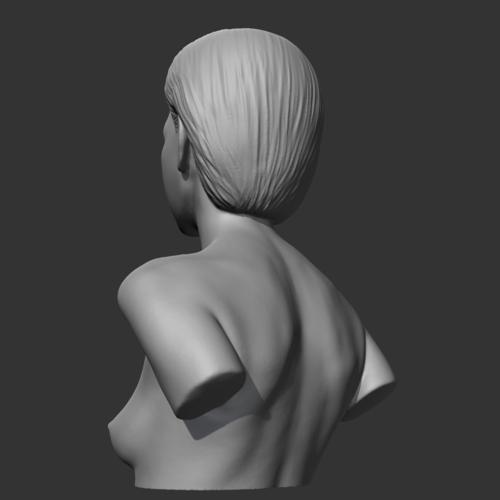 HD girl bust G 3D print model 3D Print 469705