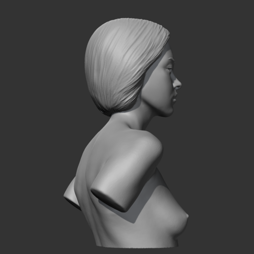 HD girl bust G 3D print model 3D Print 469707