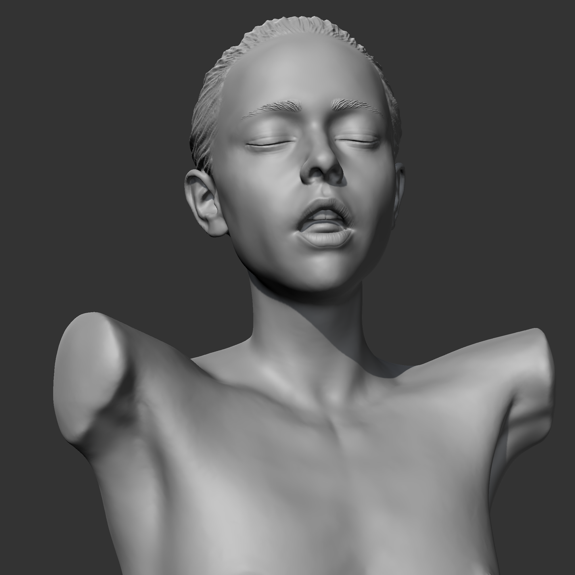 hd girl bust h <b>3</b>d print model, <b>3</b>d printing design, <b>3</b>d printing object, <b>3</b>d p...