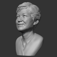 Park Geun-hye 3D print model - Thumbnail 4