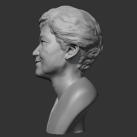 Park Geun-hye 3D print model - Thumbnail 6
