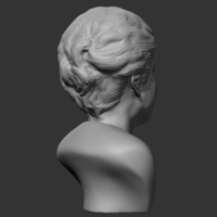Park Geun-hye 3D print model - Thumbnail 8