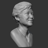 Park Geun-hye 3D print model - Thumbnail 10