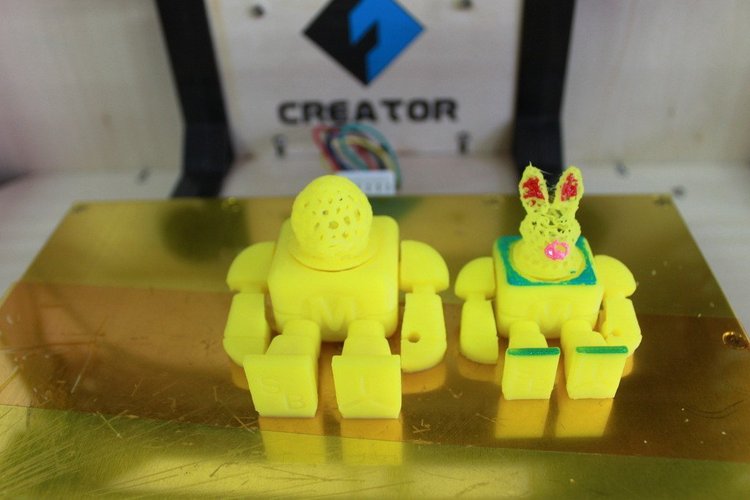 robot and rabbit 3D Print 46985