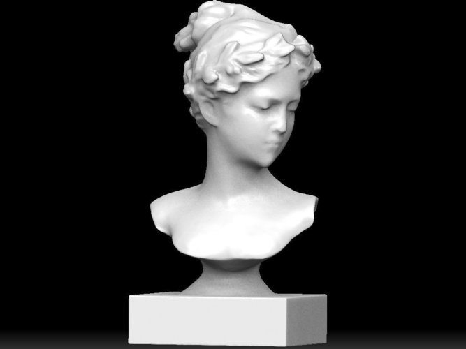 femme buste 3D Print 47004