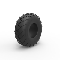 Diecast low pressure tire Scale 1 to 25 - Thumbnail 2