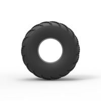 Diecast low pressure tire Scale 1 to 25 - Thumbnail 5