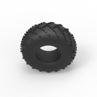 Diecast low pressure tire Scale 1 to 25 - Thumbnail 6