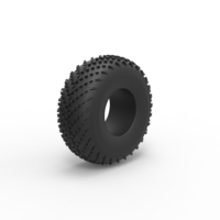 Diecast low pressure tire 2 Scale 1 to 25 - Thumbnail 2