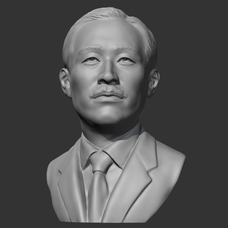 Ahn Chang-ho 3D print model