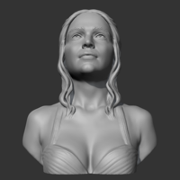 Daenerys Targaryen 3D print model - Thumbnail 3