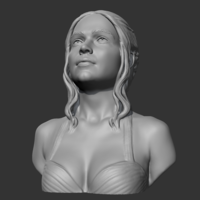 Daenerys Targaryen 3D print model - Thumbnail 4