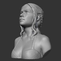 Daenerys Targaryen 3D print model - Thumbnail 5