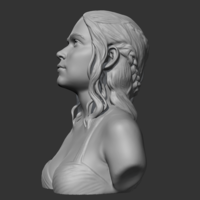 Daenerys Targaryen 3D print model - Thumbnail 6