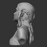 Daenerys Targaryen 3D print model - Thumbnail 7