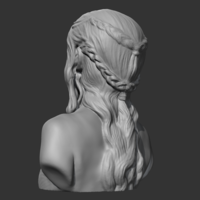 Daenerys Targaryen 3D print model - Thumbnail 8