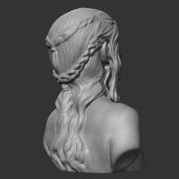 Daenerys Targaryen 3D print model - Thumbnail 9