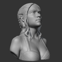 Daenerys Targaryen 3D print model - Thumbnail 11