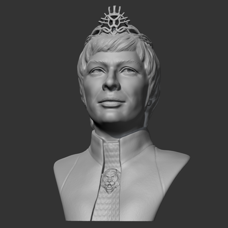 Cersei Lannister 3D print model