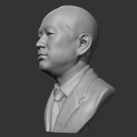 Chun Doo-hwan 3D print model - Thumbnail 3