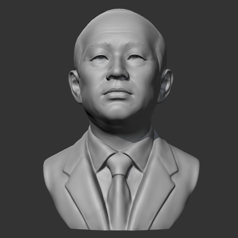 Chun Doo-hwan 3D print model