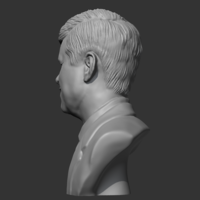 John F Kennedy 3D print model - Thumbnail 5