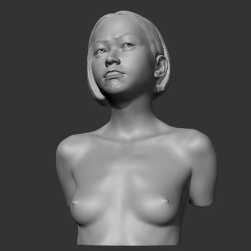 HD girl bust M 3D print model 3D Print 470311