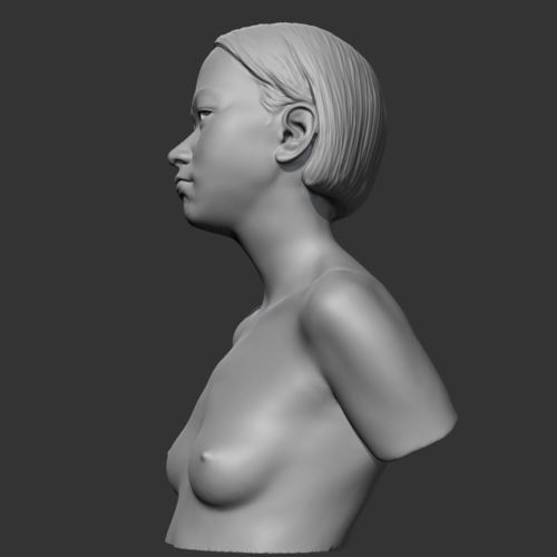 HD girl bust M 3D print model 3D Print 470314