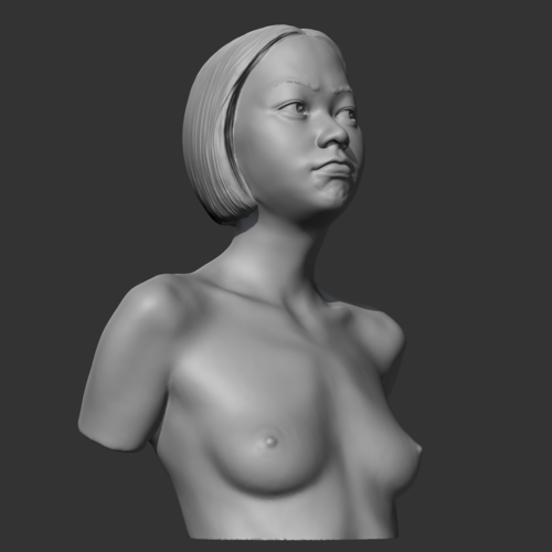 HD girl bust M 3D print model 3D Print 470317