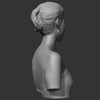 Audrey Hepburn 3D print model - Thumbnail 7