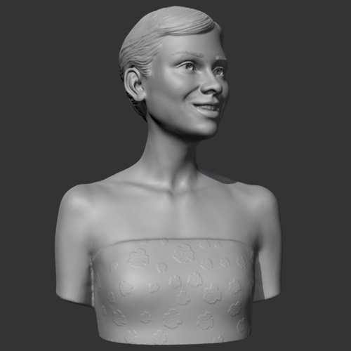 Audrey Hepburn 3D print model 3D Print 470326