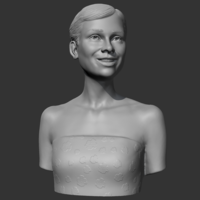 Small Audrey Hepburn 3D print model 3D Printing 470327