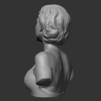 Marilyn Monroe 3D print model - Thumbnail 3