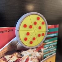 Small Pizza Fridge Magnet 3D Printing 470362