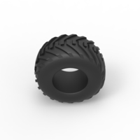 Diecast offroad tire 3 Scale 1 to 25 - Thumbnail 6