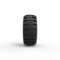 Diecast offroad tire 4 Scale 1 to 25 - Thumbnail 4