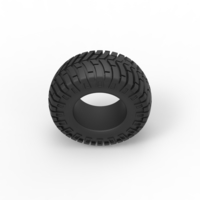 Diecast offroad tire 6 Scale 1 to 25 - Thumbnail 6