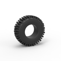 Diecast offroad tire 7 Scale 1 to 25 - Thumbnail 1