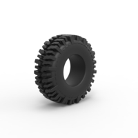 Diecast offroad tire 7 Scale 1 to 25 - Thumbnail 2